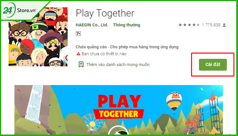  Cách tải Play Together trên máy tính, Bluestacks