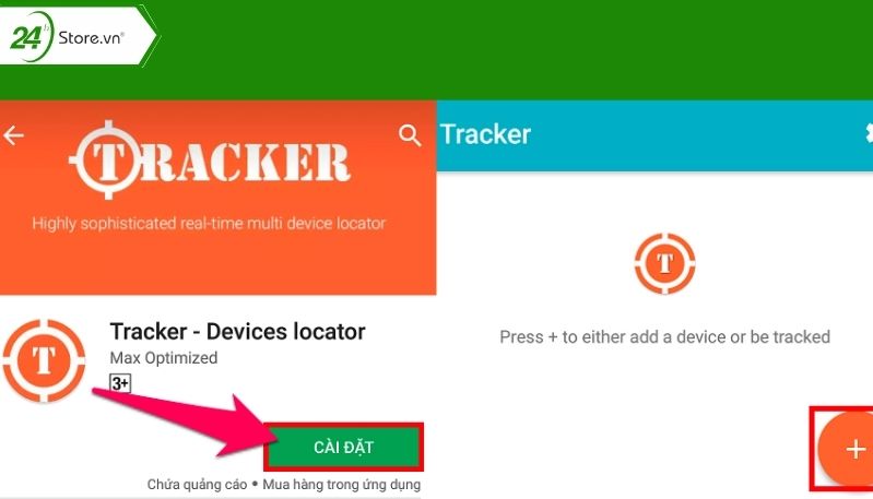 Định vị Iphone bằng số điện thoại bằng phần mềm định vị Tracker Devices Locator