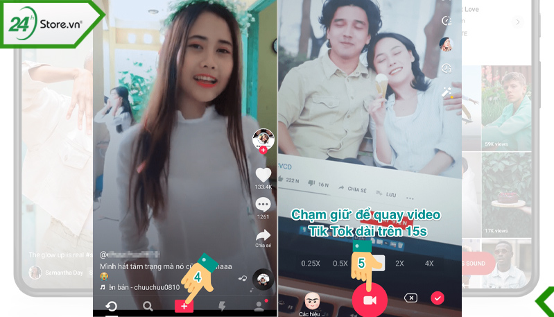 Cách ghép Video 15s