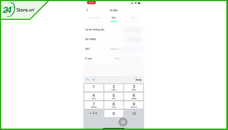 Rút tiền từ Bigo về ngân hàng