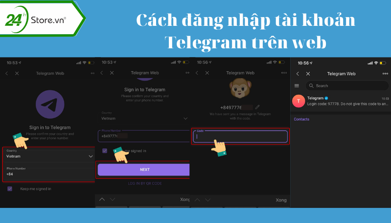 Cách đăng nhập tài khoản Telegram bằng điện thoại hoặc máy tính Cách đăng nhập tài khoản Telegram bằng điện thoại hoặc máy tính