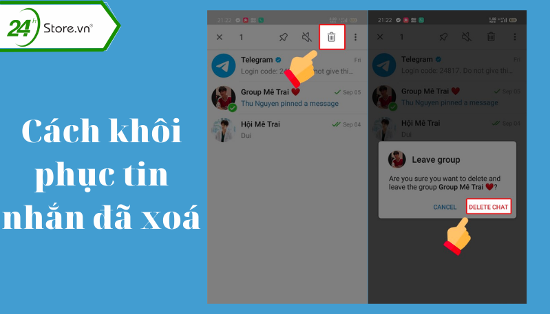 Cách khôi phục tin nhắn đã xóa Cách khôi phục tin nhắn đã xóa