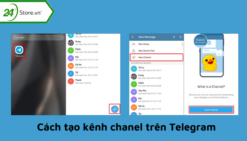 Cách tạo kênh channel trên Telegram Cách tạo kênh channel trên Telegram