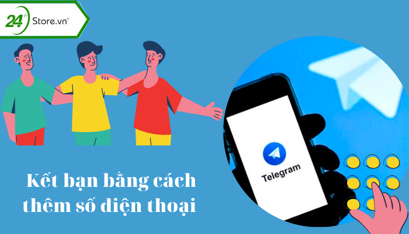 Thêm bằng số điện thoại Thêm bằng số điện thoại