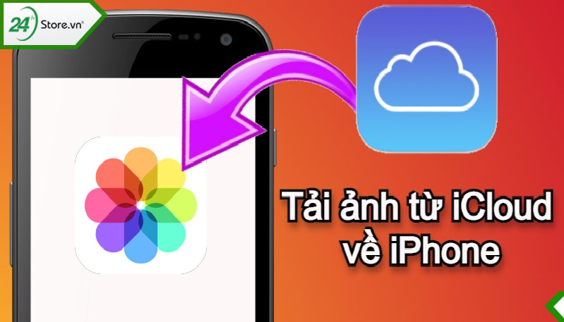 cách tải ảnh từ icloud về iphone