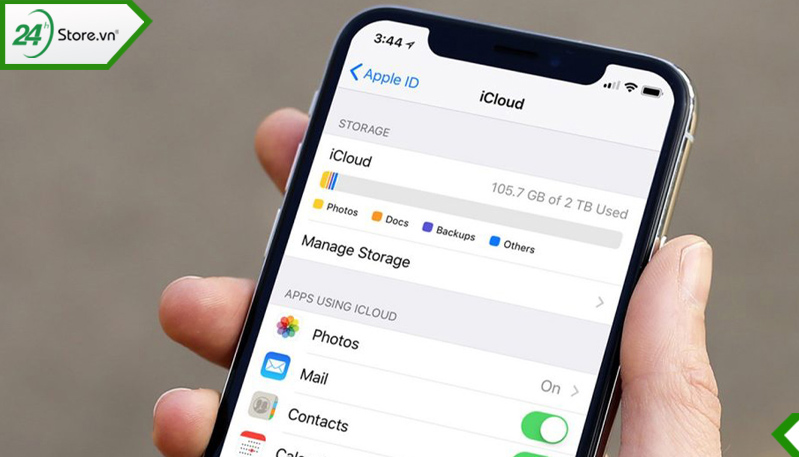 Bật tính năng đồng bộ ảnh lên iCloud