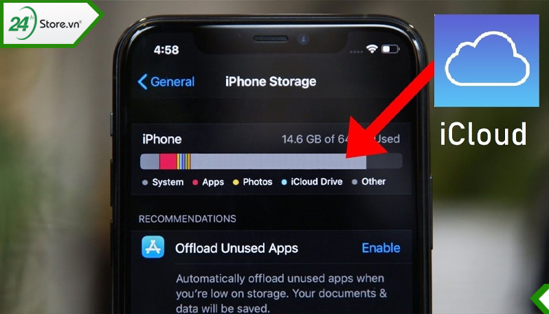 Xem lại ảnh iCloud bằng điện thoại