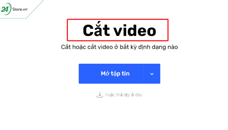 Cắt ghép video trên iPhone bằng online-video-cutter