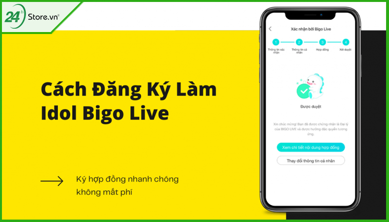 Cách đăng kí làm Idol Bigo Live