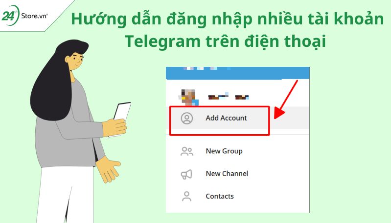 Đăng nhập nhiều số điện thoại trên Telegram Đăng nhập nhiều số điện thoại trên Telegram