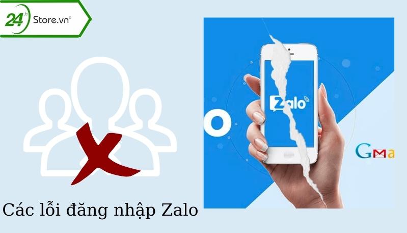 Một số lỗi thường gặp khi đăng nhập Zalo