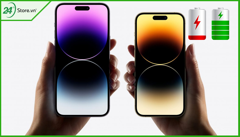 Dung lượng pin 14 Pro Max 