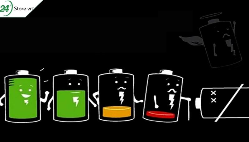 Để pin cạn kiệt rồi mới sạc