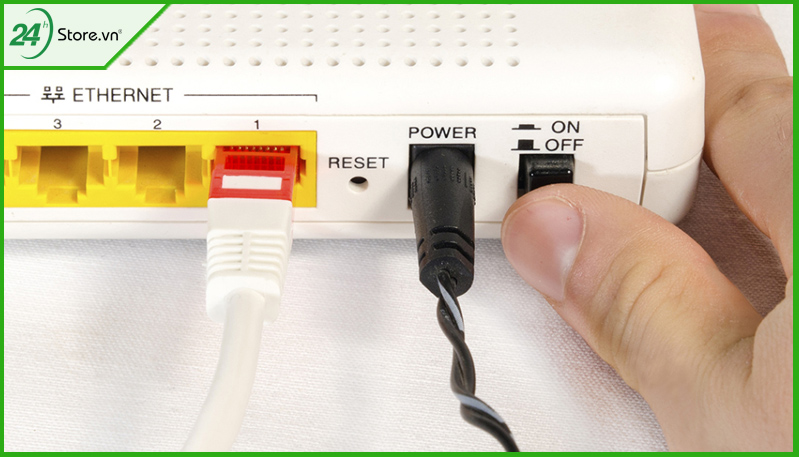 Khởi động lại Modem Wifi 