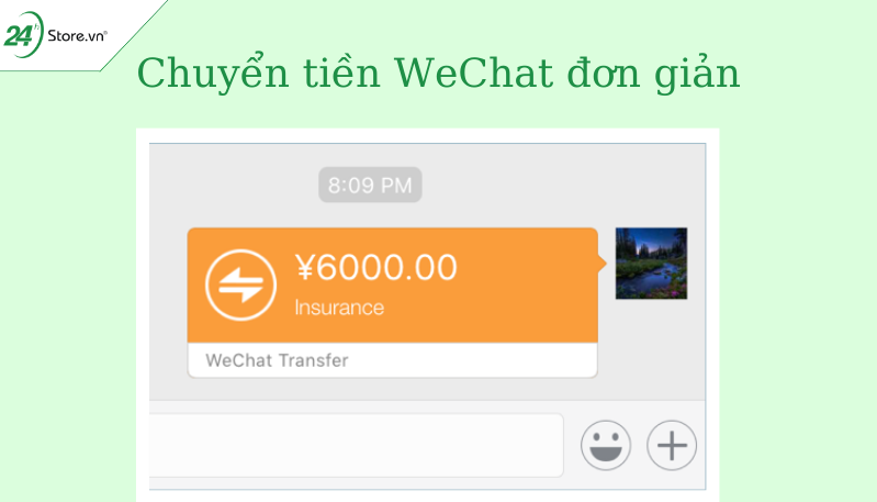 Chuyển tiền WeChat đơn giản Chuyển tiền WeChat đơn giản
