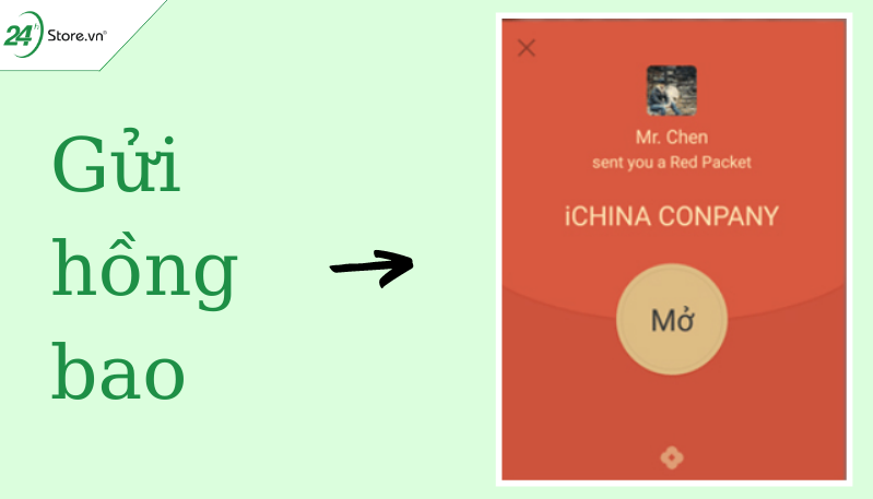 Nạp tiền WeChat bằng cách gửi hồng bao Nạp tiền WeChat bằng cách gửi hồng bao