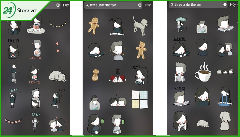 Sticker dành cho các cặp đôi