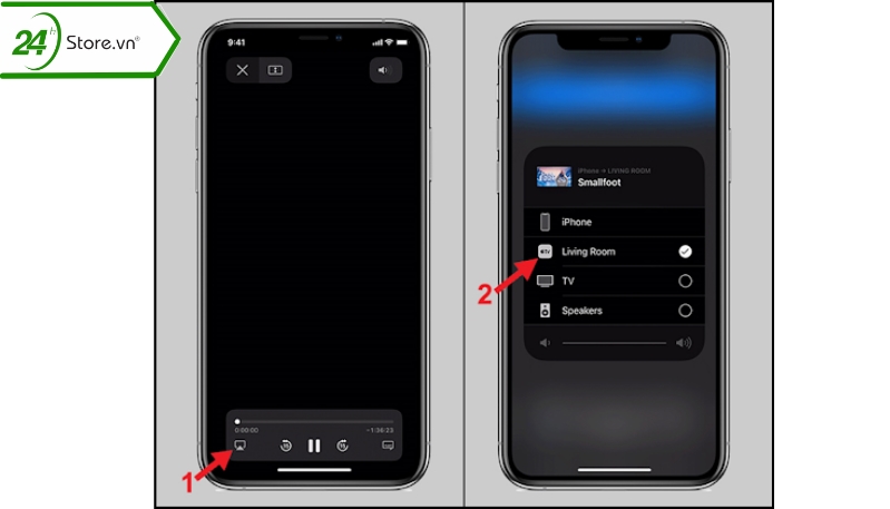 Cách bật phản chiếu video