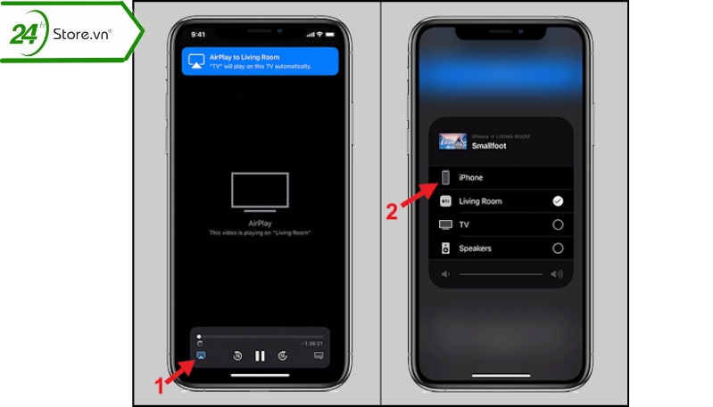 Cách tắt phản chiếu video