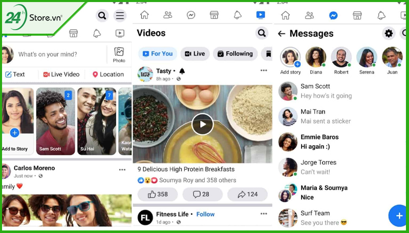 Chức năng của Facebook Lite cho IP gồm những gì?
