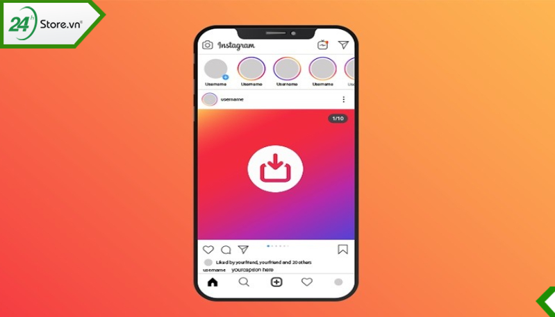 Cách lưu story của người khác trên instagram về máy tính