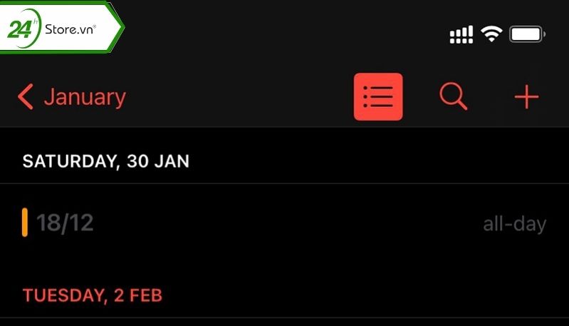 Bước 4 thao tác thêm âm lịch vào Google Calendar trên iOS