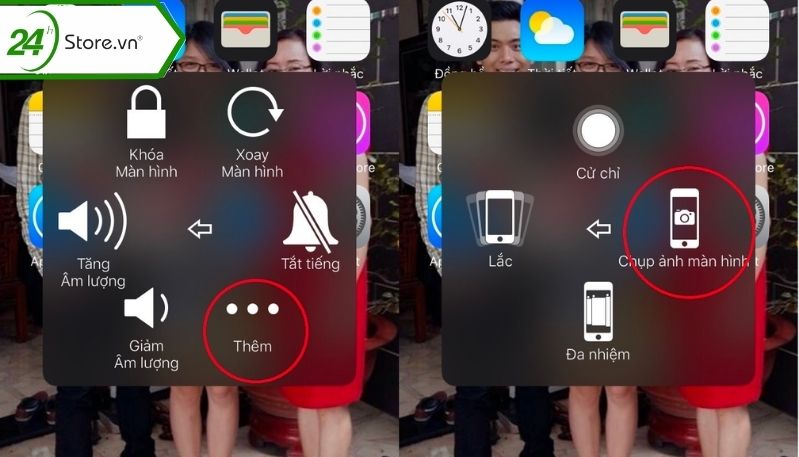 Cách chụp màn hình điện thoại iPhone 11 bằng phím Home ảo