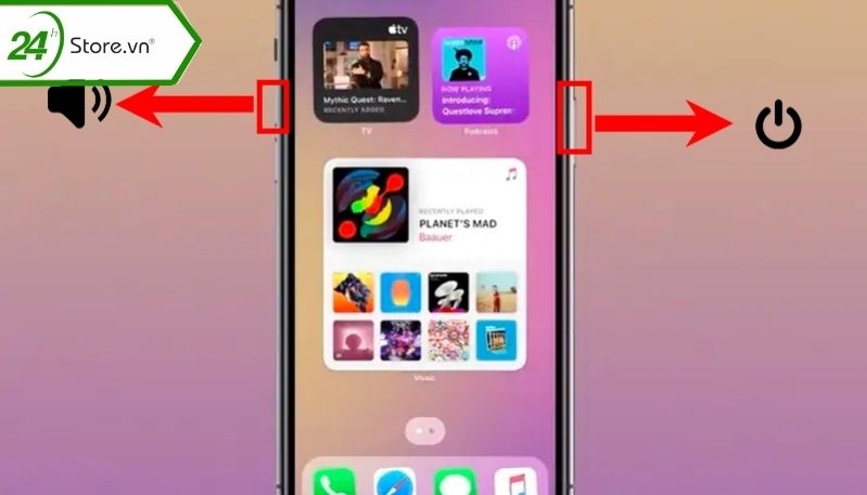 Cách chụp màn hình iPhone 11 bằng tổ hợp phím cứng