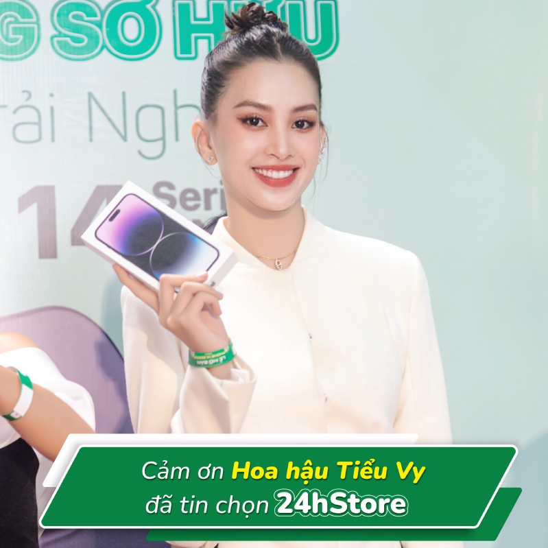 Cảm ơn Tiểu Vy đã tin tưởng và lựa chọn mua iPhone 14 Pro Max tại 24hStore