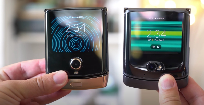 Razr 3 trang bị máy quét vân tay quang học phổ biến 