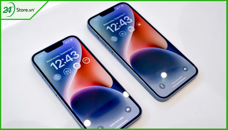 iPhone 14 và 14 plus thiết kế màn hình được nâng cấp