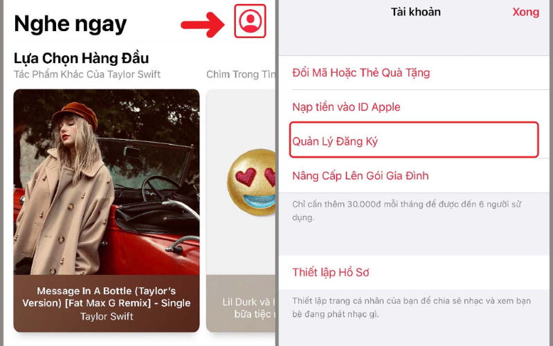 Cách để hủy đăng ký Apple Music 