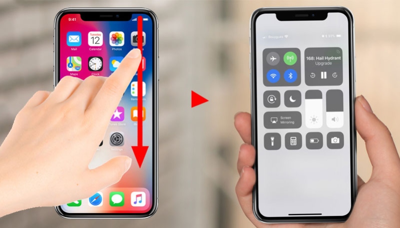 Cách bật đèn pin iPhone 