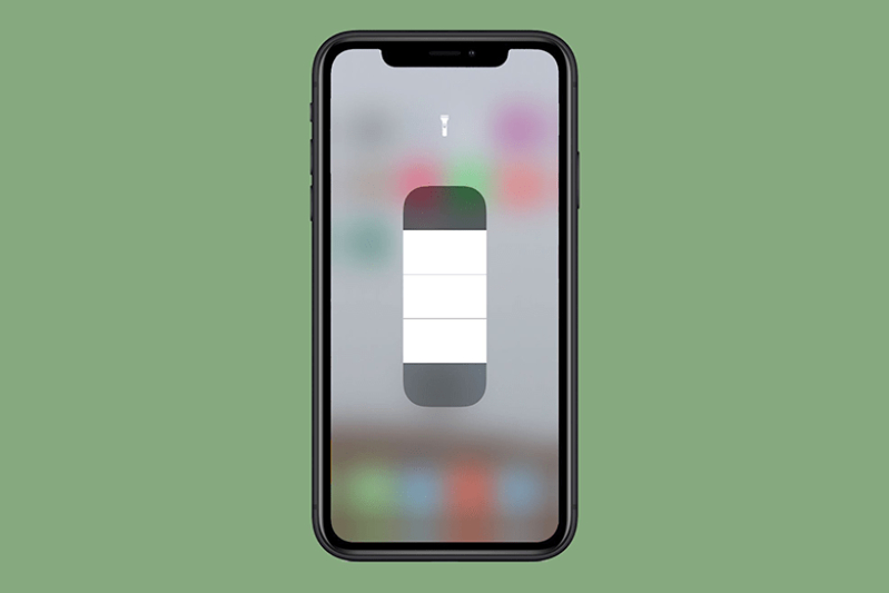 Cách bật đèn pin iPhone 