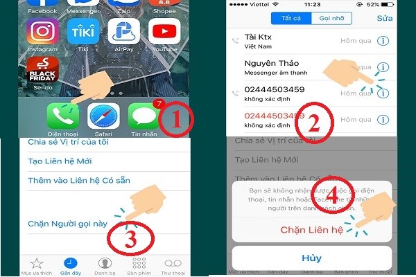 Cách chặn cuộc gọi ngoài danh bạ cho iPhone và Android