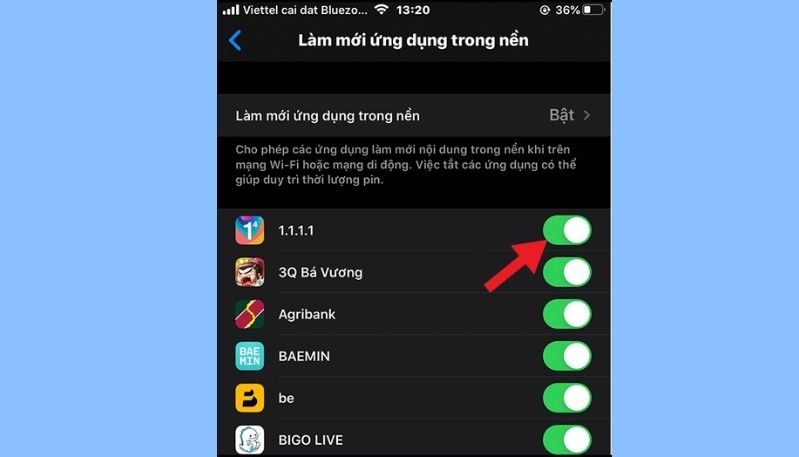 Bạn nên đóng các ứng dụng không cần thiết khi không sử dụng luôn