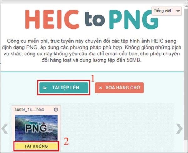 Chuyển từ HEIC sang PNG Chuyển từ HEIC sang PNG