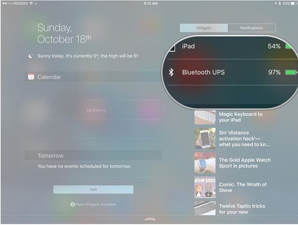 bàn phím Bluetooth với iPad