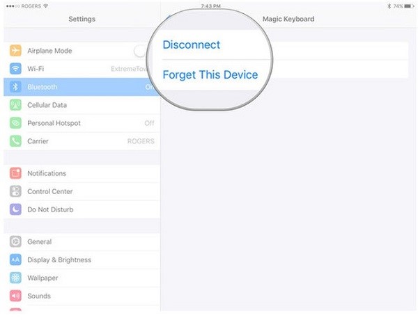 bàn phím Bluetooth với iPad