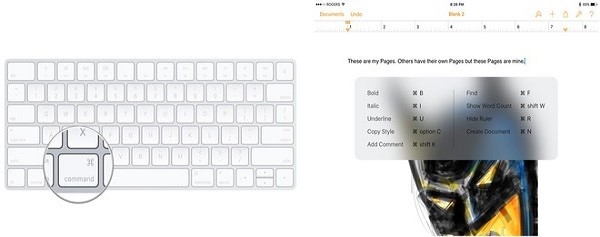 bàn phím Bluetooth với iPad