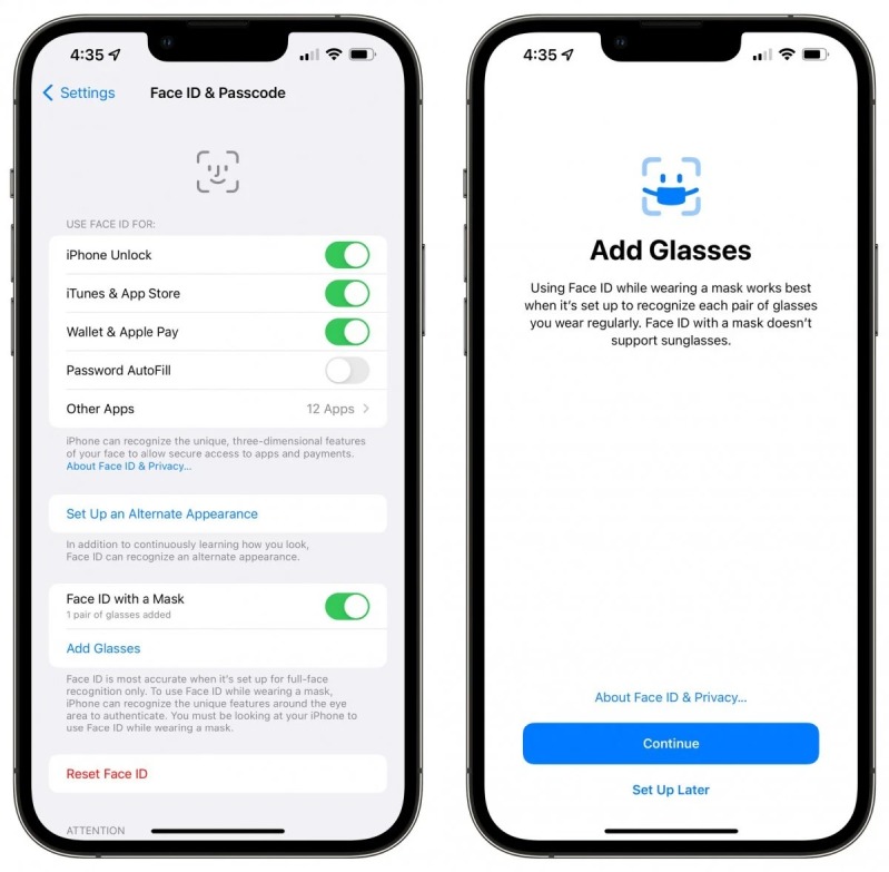 Cài đặt mở khóa iPhone bằng Apple Watch khi đeo khẩu trang