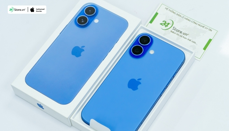 hình ảnh iphone 16 khi so sánh với iphone 16 plus