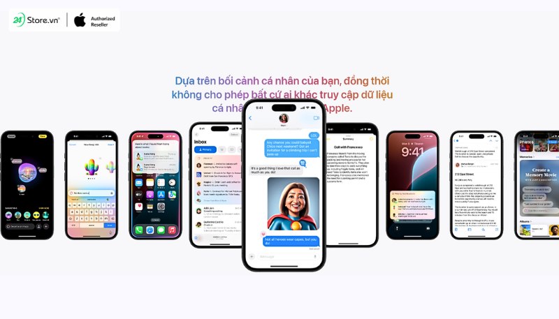 Ai trên iPhone 16 có gì mới - Hệ thống Ai trên iPhone 16 Series