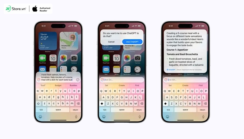 Ai trên iPhone 16 có gì mới - ChatGPT vào Siri
