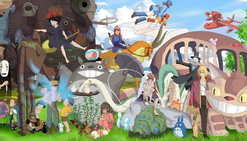 ảnh nền ipados 26 anime ghibli