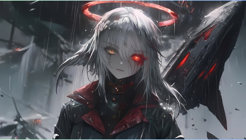 Ảnh đại diện ác quỷ anime màu 3D