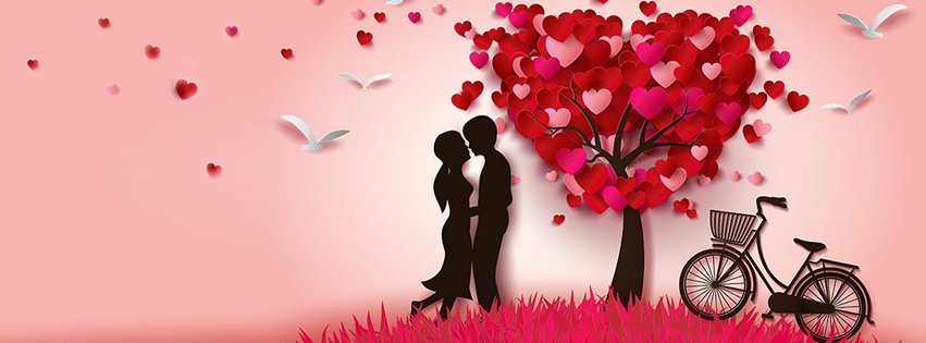 ảnh bìa facebook đẹp chủ đề tình yêu