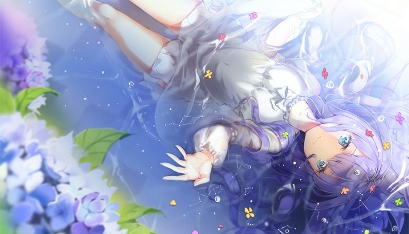 hình ảnh hoa cẩm tú cầu anime