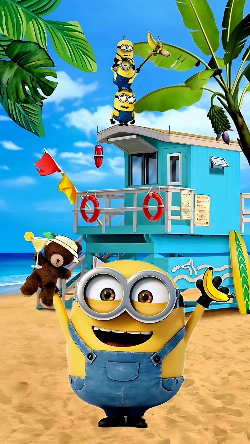 hinh minion jorge dien cuoi