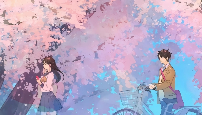 ảnh nền cute cặp đôi anime